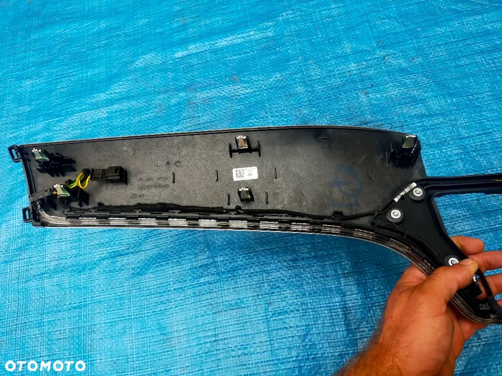 Mercedes W166 GLE Listwa Ozdobna Dekor Aluminiowa Konsoli 2016 - 2