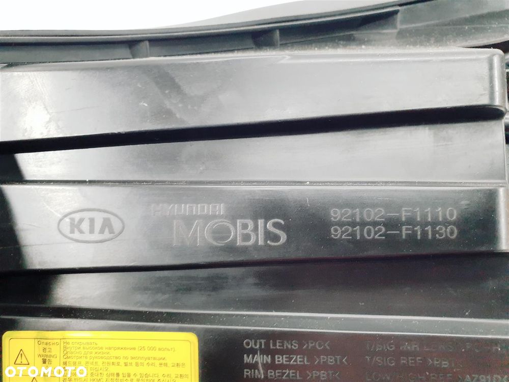 KIA SPORTAGE 4 IV 15r+ PRAWA LAMPA PRZÓD XENON ORY EU !!! 92102F1110 - 13