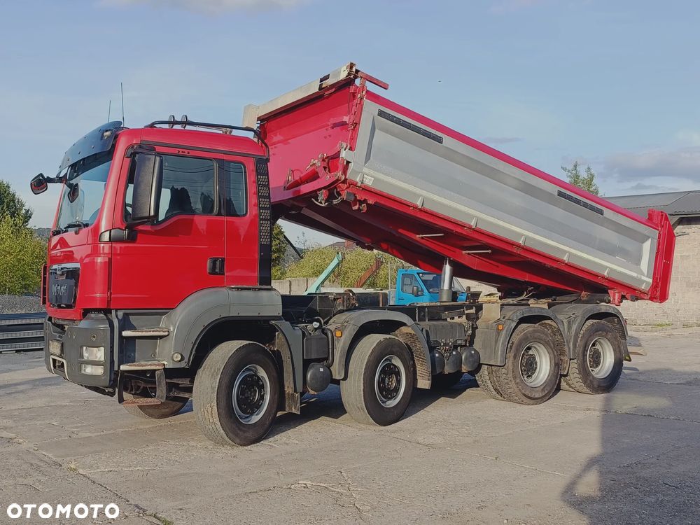 MAN TGS 35.440 8x4 E5 Schwarzmuller Kipper + Bordmatik/ Manual/ - 7