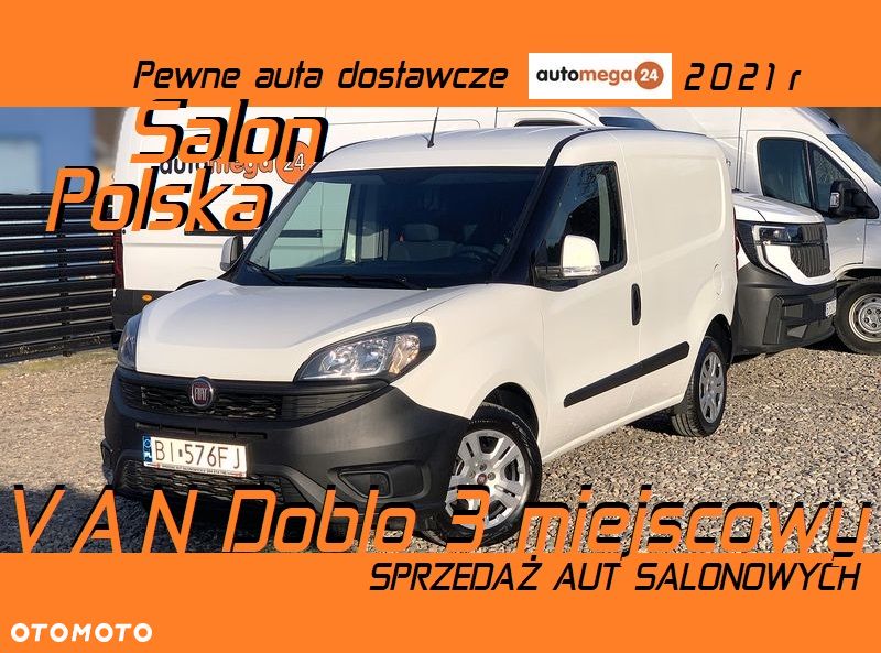 Fiat DOBLO VAN 3 osobowy VAT-1 Homologacja cięż. MOCNY SILNIK 1.6 MultiJet, 105KM Emisja spalin Euro6, Skrzynia biegów 6-cio stopniowa! ORYGINALNA ZABUDOWA PAKI, BOCZNE DRZWI PRZESUWNE, RADIO Z EKRANEM DOTYKOWYM , MULTIFUNKCYJNA KIEROWNICA - 2