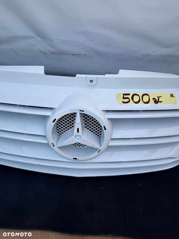 MERCEDES SPRINTER 907 910 16- ATRAPA PLASTIK GRILL Biała lakier Oryginał - 4