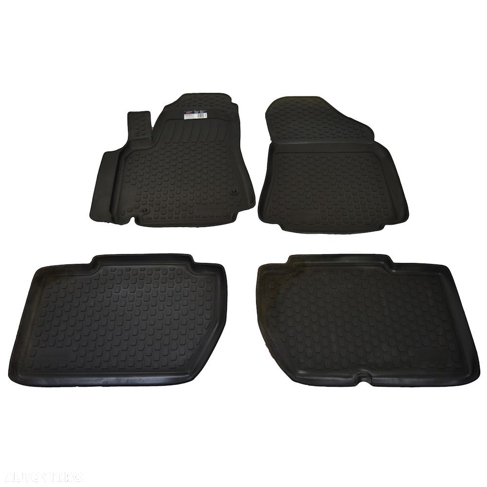 Set covorase auto din cauciuc Citreon Berlingo 2008-, presuri tip Tavita BestAutoVest, 4 buc. - 1