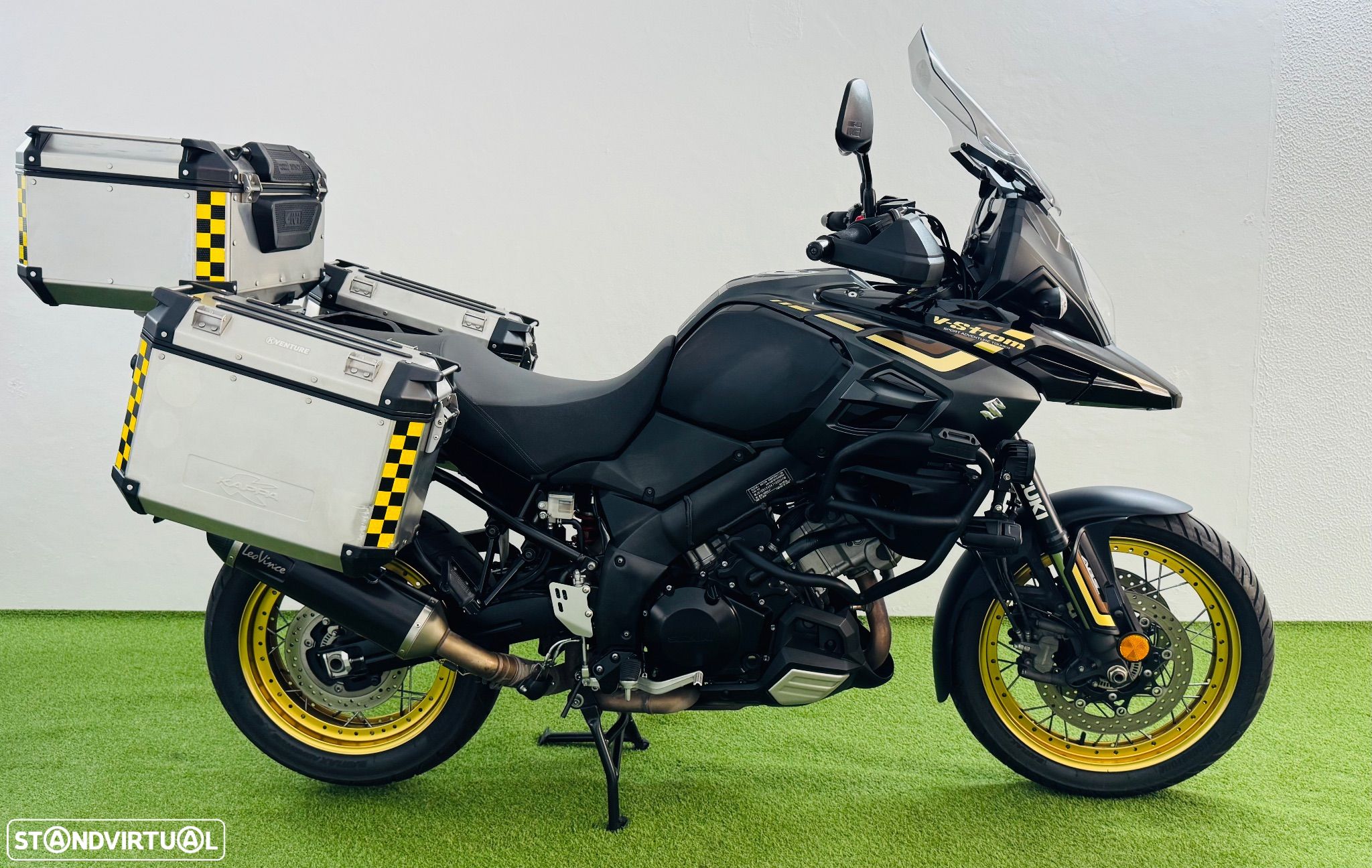 Suzuki DL VSTRON 1050 mota em excelente estado 3 anos de garantia full extras - 1
