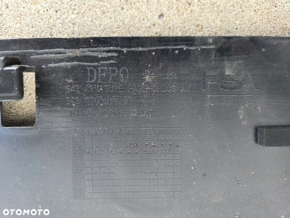 Wzmocnienie górne pas przedni Citroen C5X  98377726XT - 24