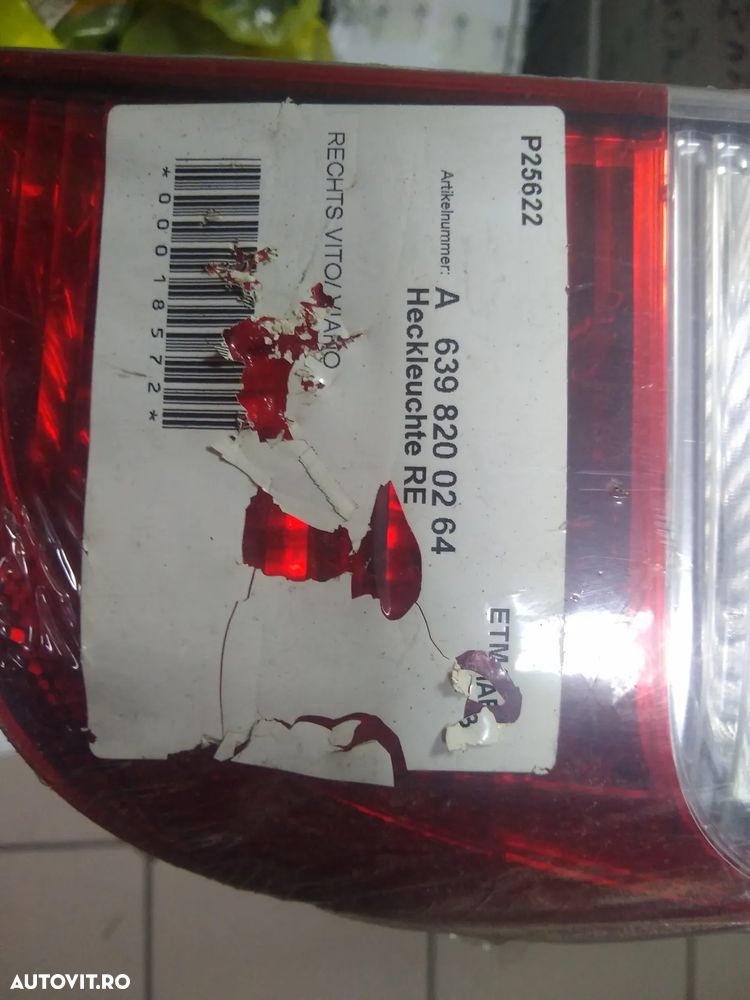 lampa spate dreapta  Vito, Viano W639 - 2
