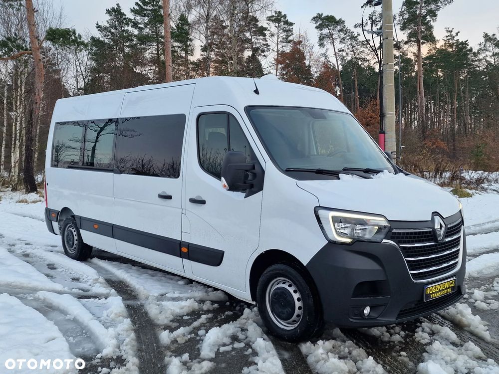 Renault Master 2023r, CARPOL oryginalny 9-osobowy , bogato wyposażony , Salon Polska ASO L3H2, Bezwypadkowy ,HAK , Kamera Cofania , ANDROID AUTO, bez wkładu , Czujniki parkowania przód i tył ,Brygadowy