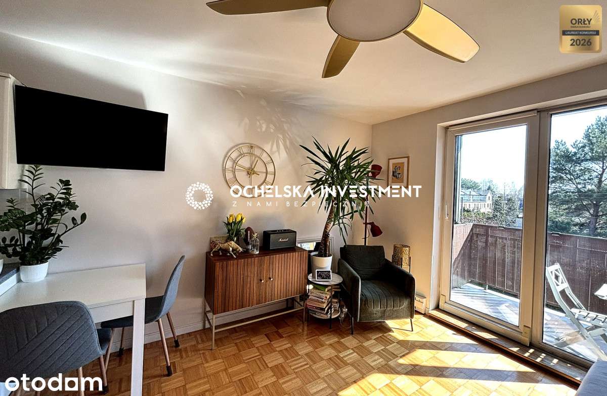 blisko Lasu Kabackiego | 30,5 m² | z balkonem 5m2