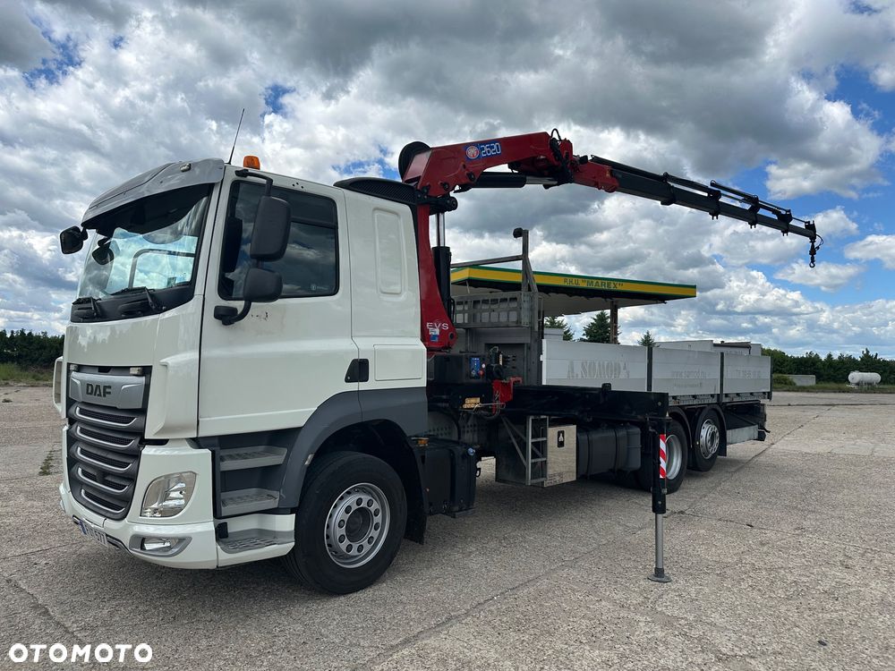 DAF CF 430  6X2 org,173 tys.km. HDS HMF 2620K5 - 1