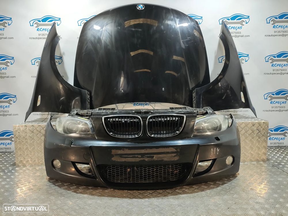 FRENTE COMPLETA BMW SERIE 1 E87 PACK M E81 CAPOT PARACHOQUES GUARDA-LAMAS OTICAS XENON RADIADOR VENTILADOR FRENTE FIBRA REFORÇO - 4