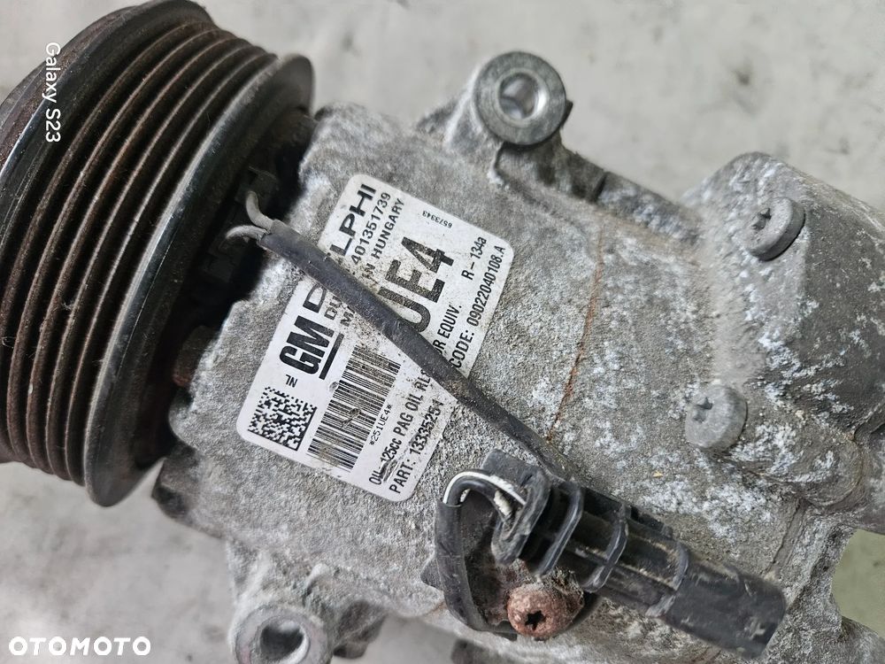 Sprężarka pompa klimatyzacji Opel ASTRA J Meriva B 1,3 1,7 CDTI Zafira C 13335251 UE4 - 2