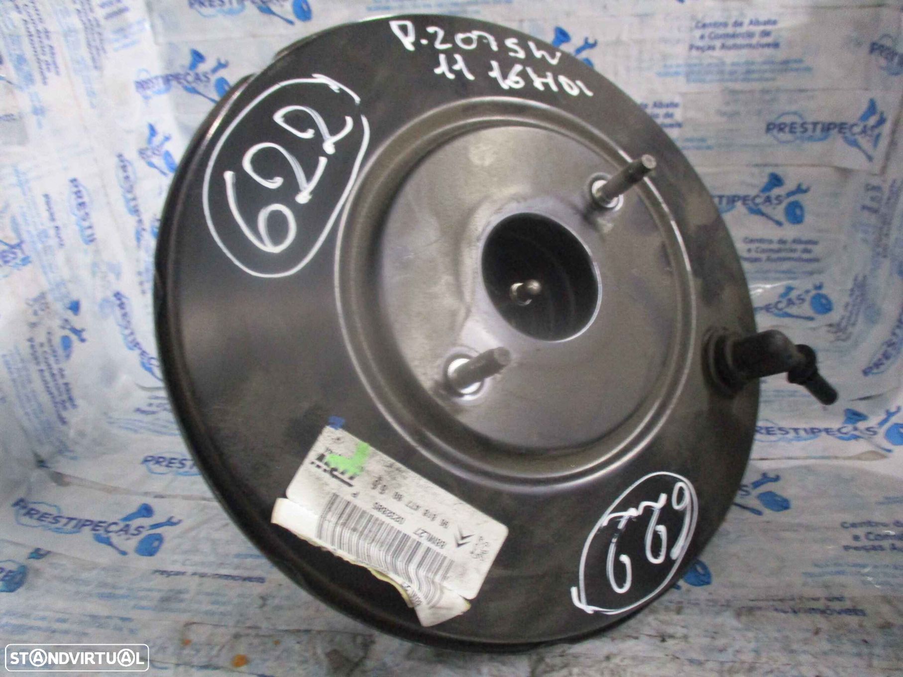 Servofreio 9681847780 PEUGEOT 207SW 2011 1.6HDI DIESEL - 1