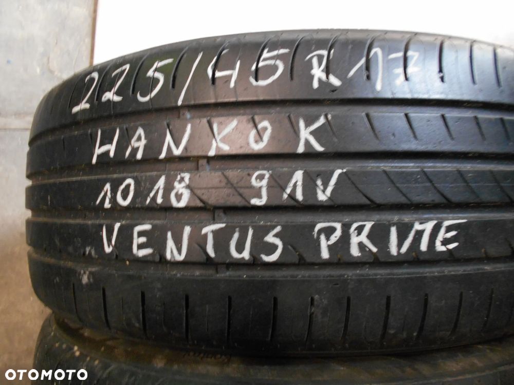 OPONY 225/45R17 HANKOOK VENTUS PRIME 2 DOT 1018 7.1MM - 2