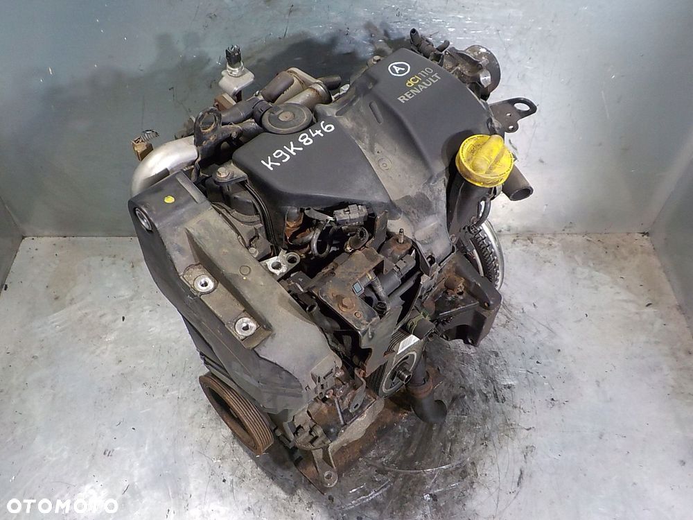 RENAULT MEGANE III DACIA SILNIK KOMPLETNY 1.5 DCI 8V 110 KM K9K846 76 TYS. - 1