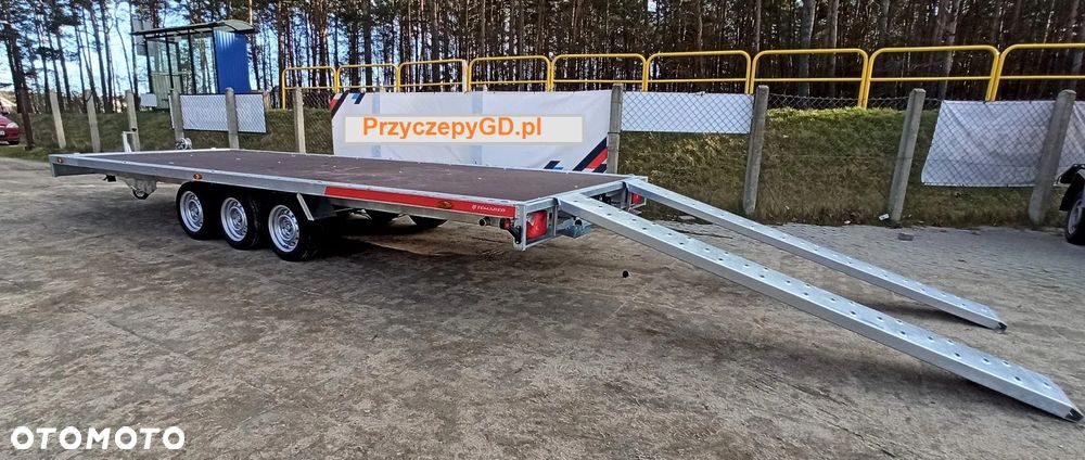 TEMARED CARPLATFORM 6021/3 osie 3,5T sklejka  wym. 590X211cm i inne, mocna - 2