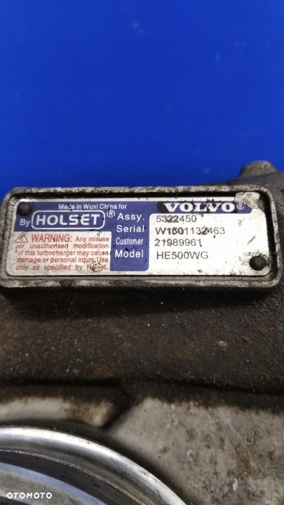 VOLVO FH 4 RENAULT T TURBINA TURBO D13K - 4