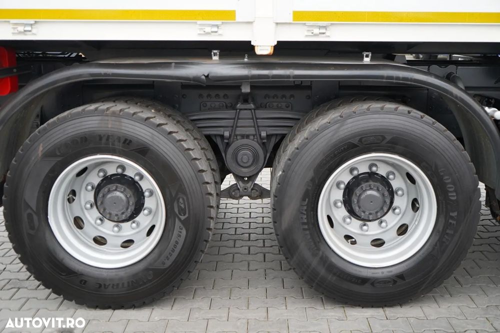 Volvo FMX 370 / 6X4 / TIPPER + FASSI F165XP HDS / MAX. CAPACITATE DE RIDICARE 5200 KG / COMANDĂ RADIO / HAYON LATERAL HIDRAULIC - 26