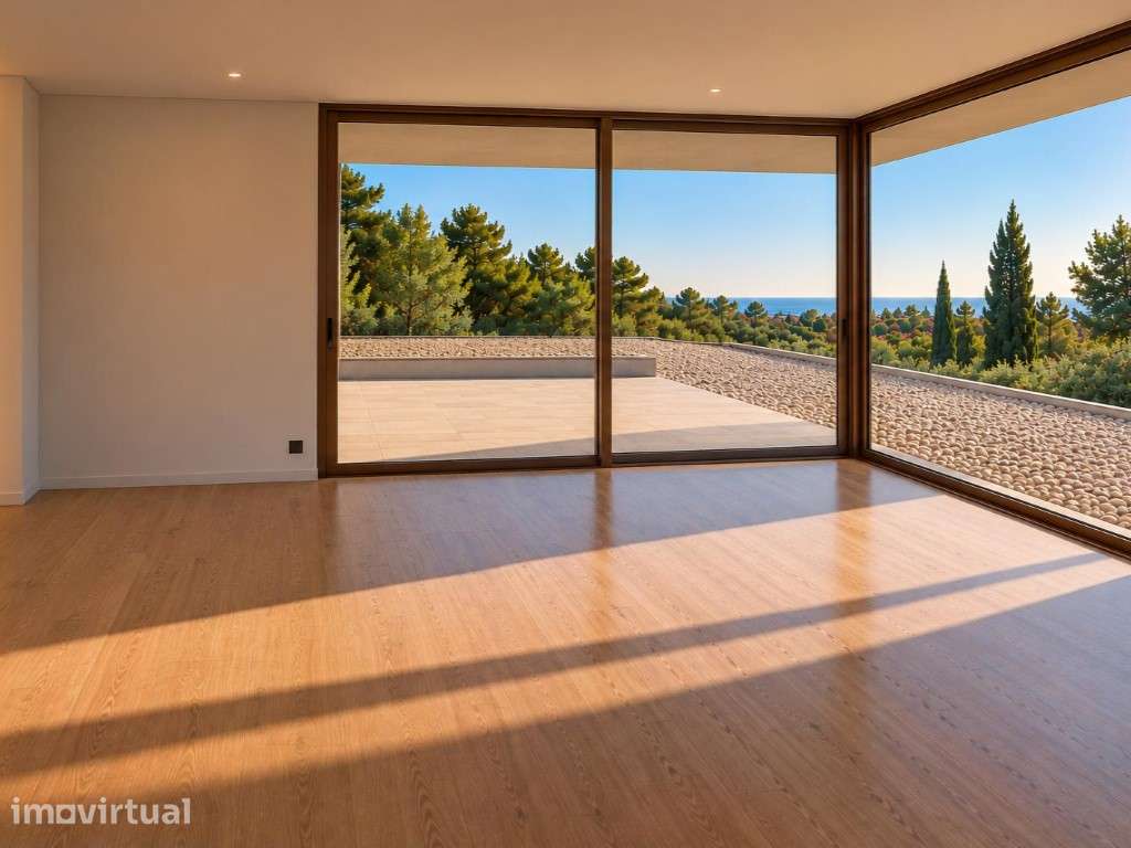 Moradia T3 Térrea de Luxo de 4 Frentes c/ Piscina e Vista Mar | S. ... - Grande imagem: 5/7