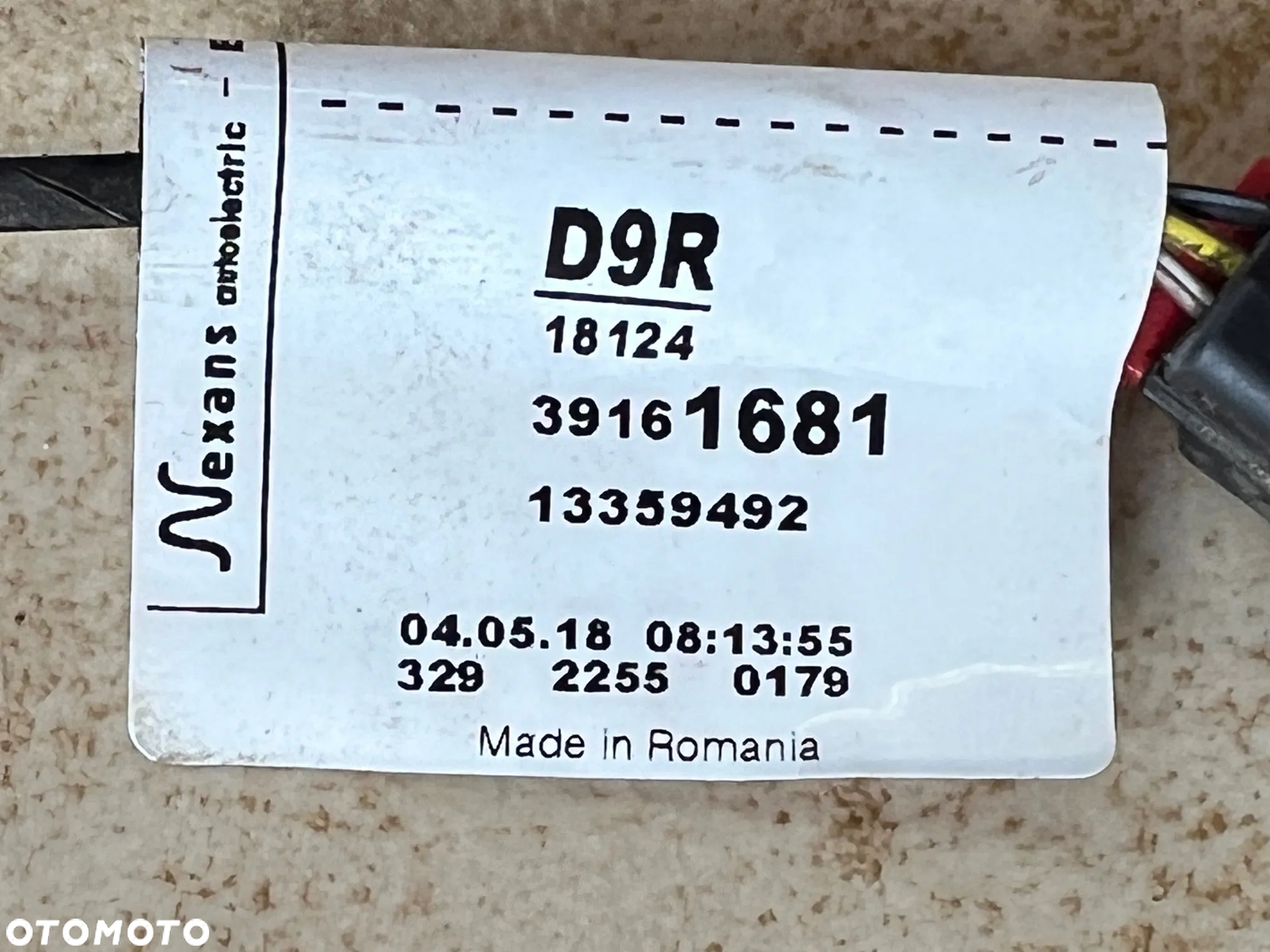 WIĄZKA INSTALACJA PDC TYŁ TYLNA W ZDERZAK OPEL CORSA E 39161681 - 4