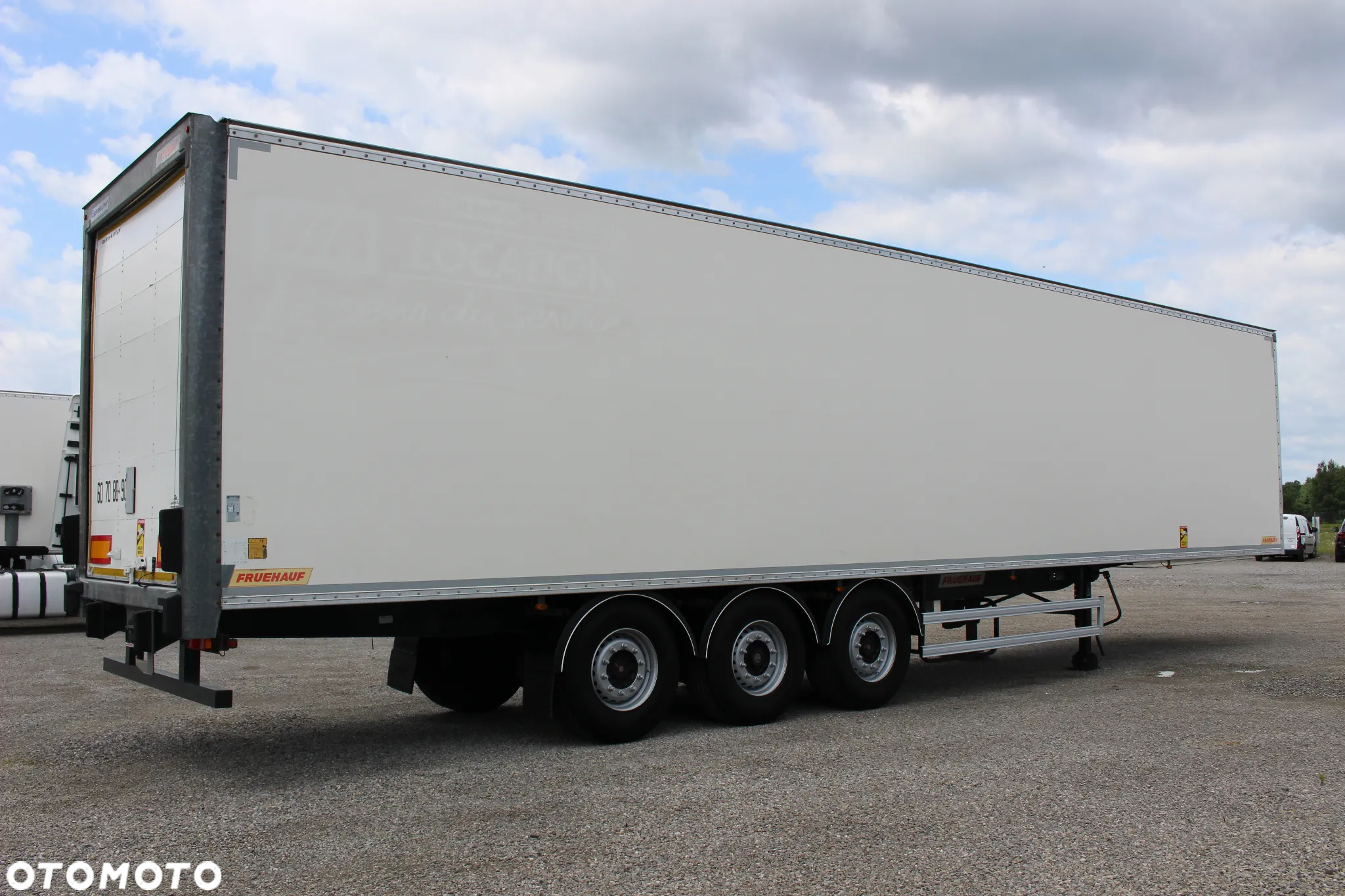 Fruehauf KONTENER /OŚ PODNOSZONA/Doppelstock/ OSIE SAF/ *SERWIS FR*/IDEALNY STAN / - 10