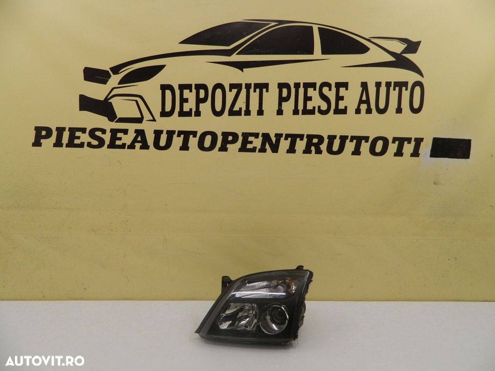 Far stanga Opel Vectra C Halogen cu lupa, 2002, 2003, 2004, 2005, 2006, 2007, 23008, 2009, cod origine 1EL008320-09. - 2