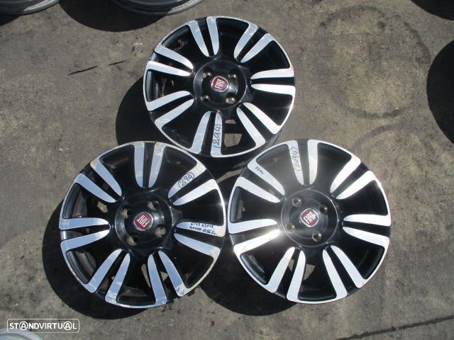 Jante Solta 51925344 FIAT GRANDE PUNTO 2015 1.3JTD 84CV 5P PRETO 43 6Jx15 4X100 56.5MM - 3