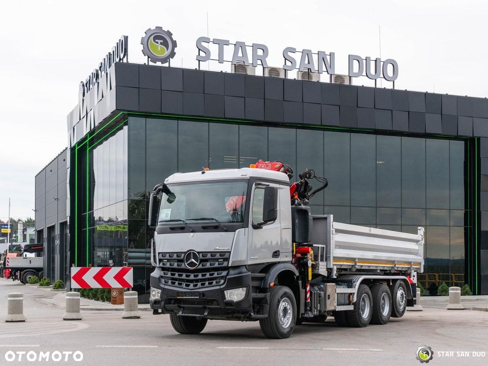 Mercedes-Benz AROCS 3643 8x4 Fassi F235A.2.23 E-dynamic Żuraw Wywrotka - 14