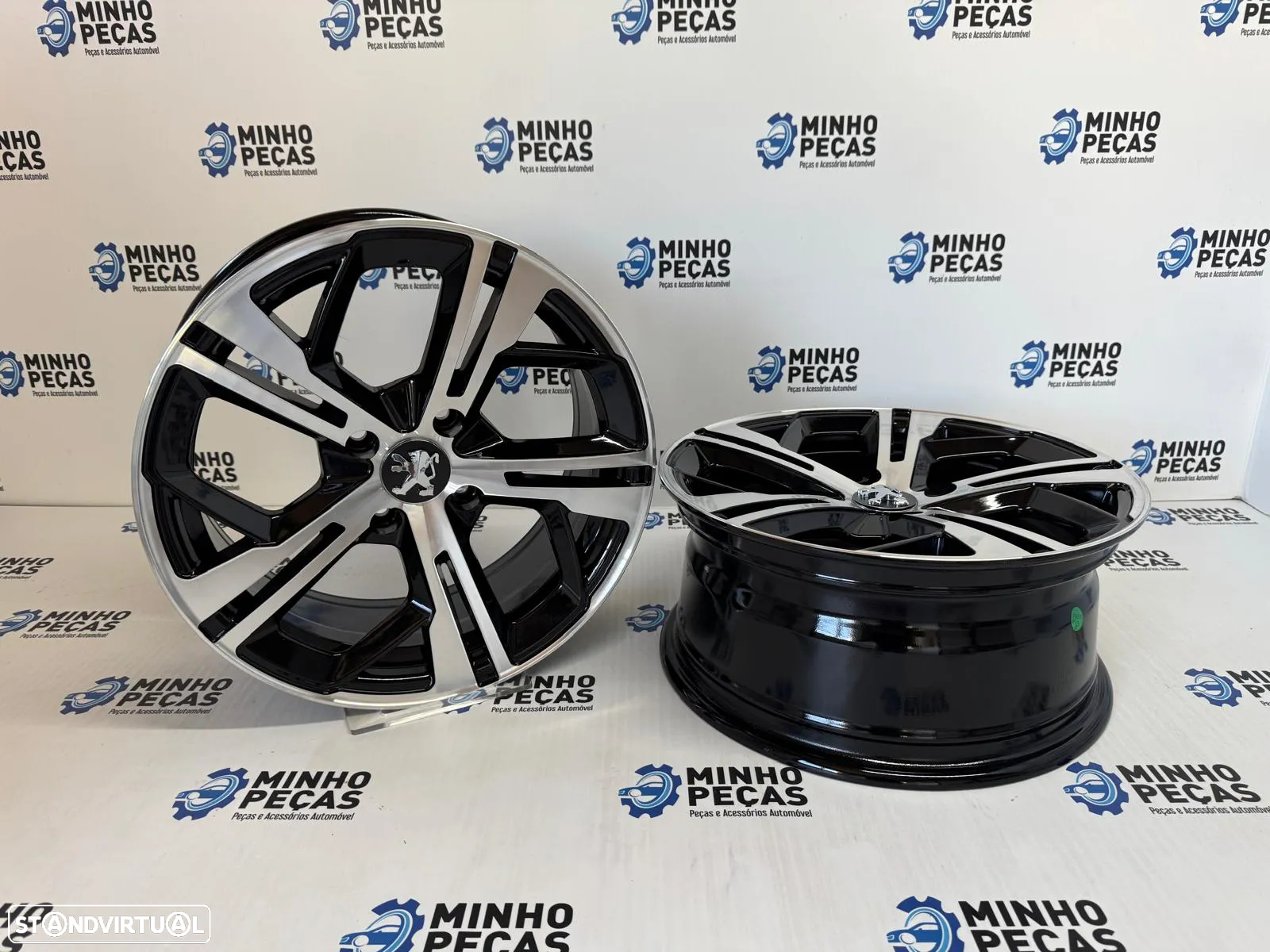 Jantes Look Peugeot 3008 GT em 16 (4x108) Preto e Polido - 4