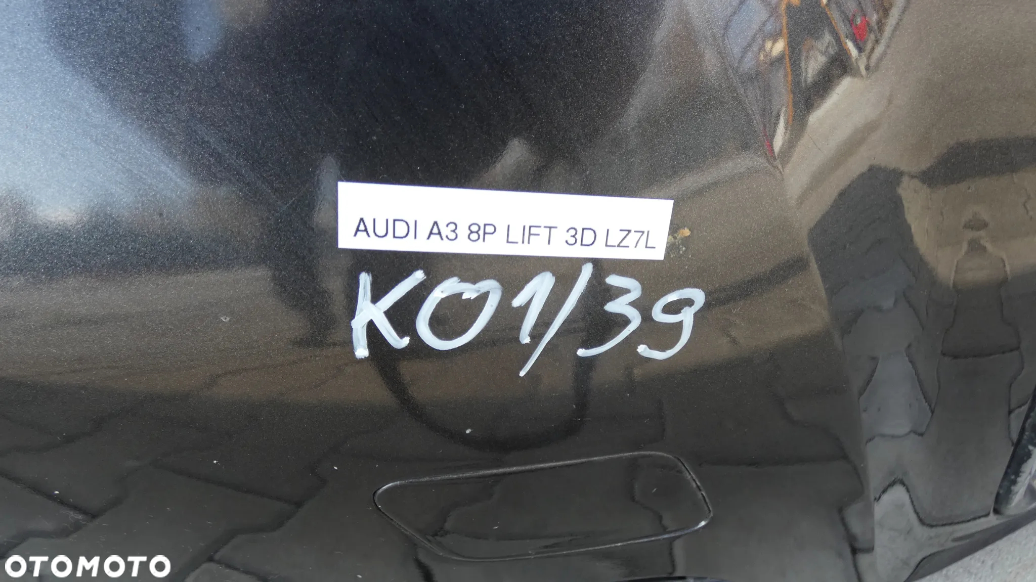 AUDI A3 8P LIFT ZDERZAK PRZÓD PRZEDNI SZARY LZ7L GORLICE K01/39 - 14