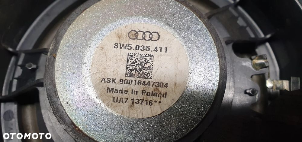 Głośnik drzwi prawy lewy tył Audi A4 B9 8W5035411 - 6