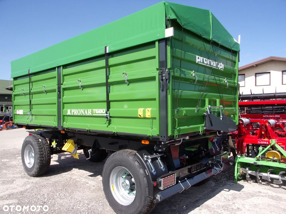 Pronar Przyczepa dwuosiowa paletowa PRONAR PT680 -14t, PT612 -12t, PT612L -12t, wywrotka z trójstronnym wywrotem, przyczepa ciężarowo-rolnicza - 4