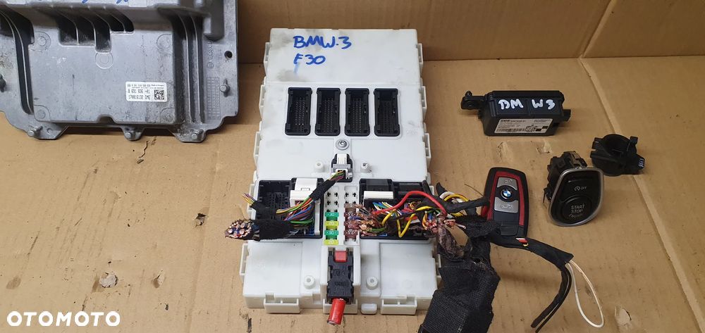 Zestaw startowy komputer stacyjka moduł BMW 3 F30 F31 1.5 8691836 - 4