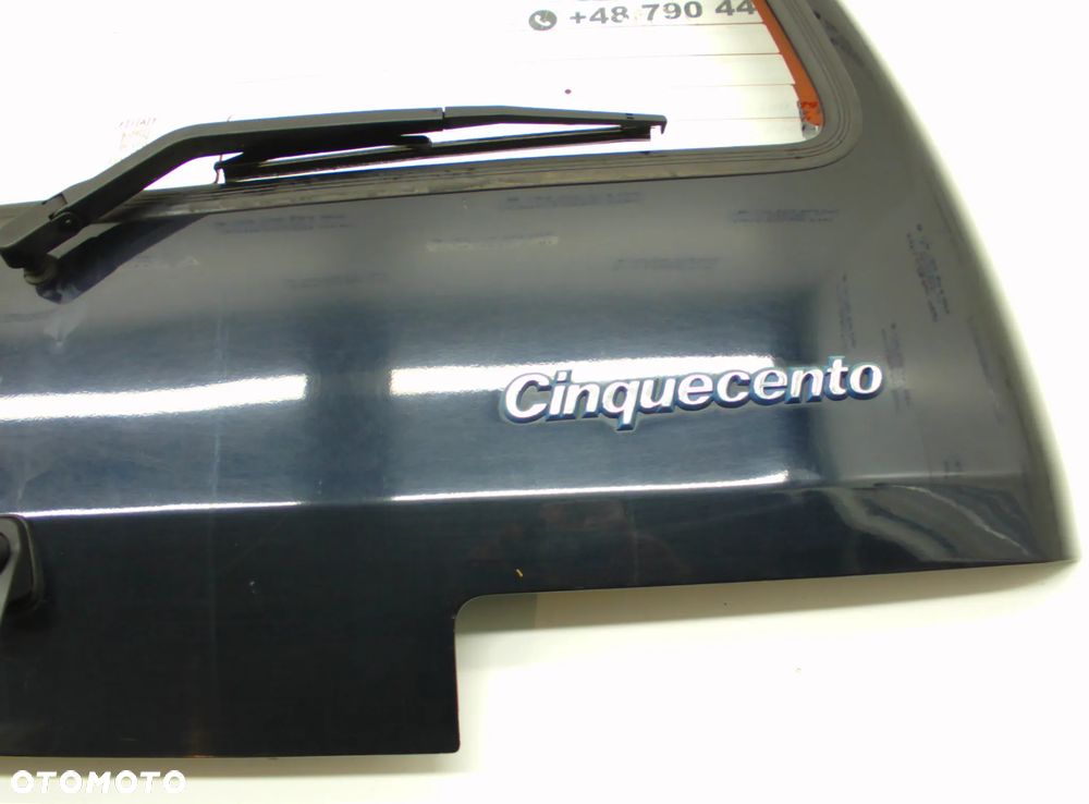 Fiat cinquecento Klapa bagażnika tył czarna - 2