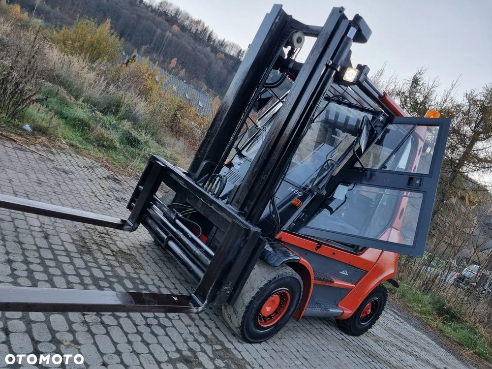 Linde H60D Wózek Widłowy 6 ton Udzwig. Silnik DEUTZ Turbo 6 cylindrów. 2x Posuw wideł Hydr. niski przebieg 6326h. Import Norwegia! Zero luzów i wycieków Jazda Hydrostatic. Stan Perfekcyjny! DIESEL - 4