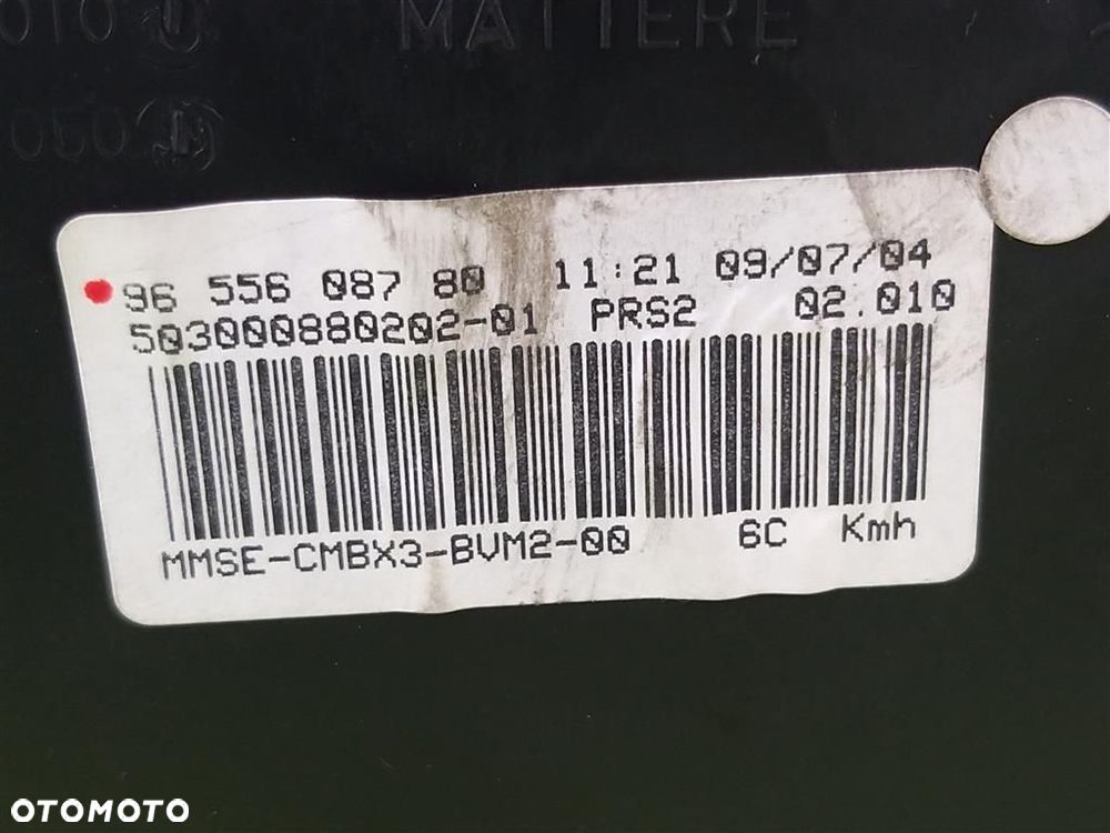 Licznik ZEGARY Citroen C5 II 2.0HDI 136KM 2004-2008 MMSE-CMBX3-BVM2 251TYŚ - 5