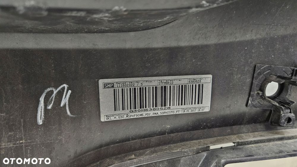 zderzak tył tylny bmw g30 m5 f90 - 11