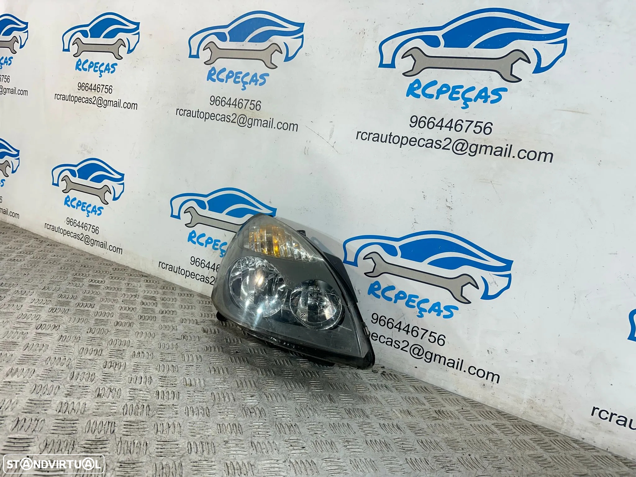 .Farol Otica Frente Frontal Esquerda Original Renault Clio 2 Fase 2 2001 - 2005 - 5