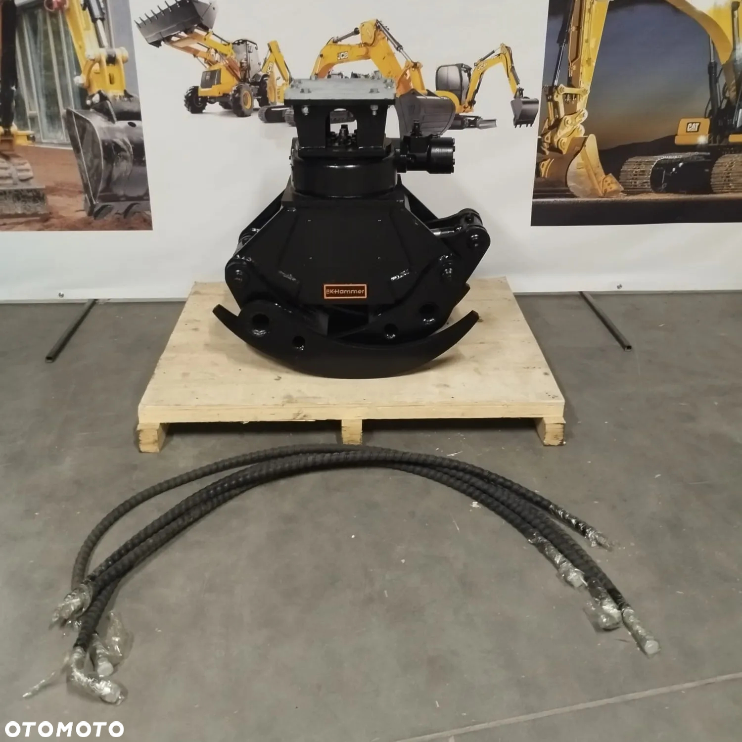 Chwytak do drewna maszyny od 3-4 JCB CAT VOLVO CASE YANMAR BOBCAT YANMAR - 8