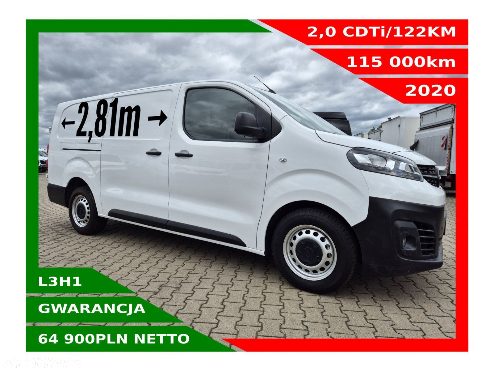 Opel Vivaro L3H1 *64900zł NETTO* 2,0HDi/122KM - 1