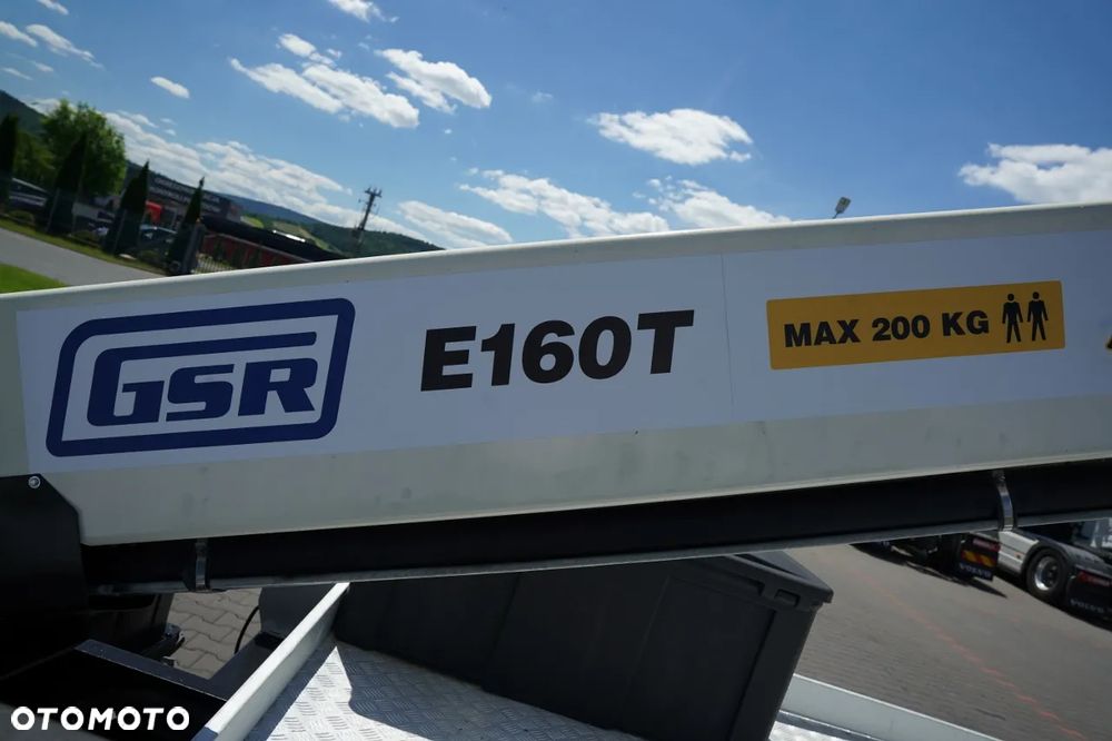 Nissan CABSTAR / PODNOŚNIK KOSZOWY / ZWYŻKA 16,2  METRÓW / GSR E160T /  BLIŹNIAK / UDŹWIG - 200 kg / 4 PODPORY / - 23