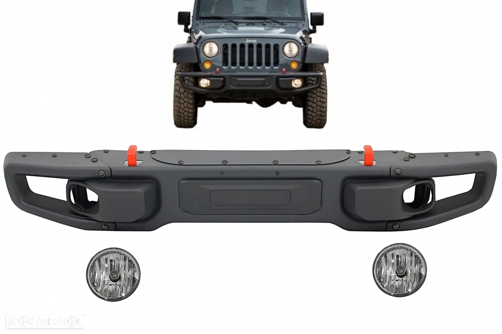 Para-choques Jeep Wrangler Rubicon JK (2007 a 2017) - 11