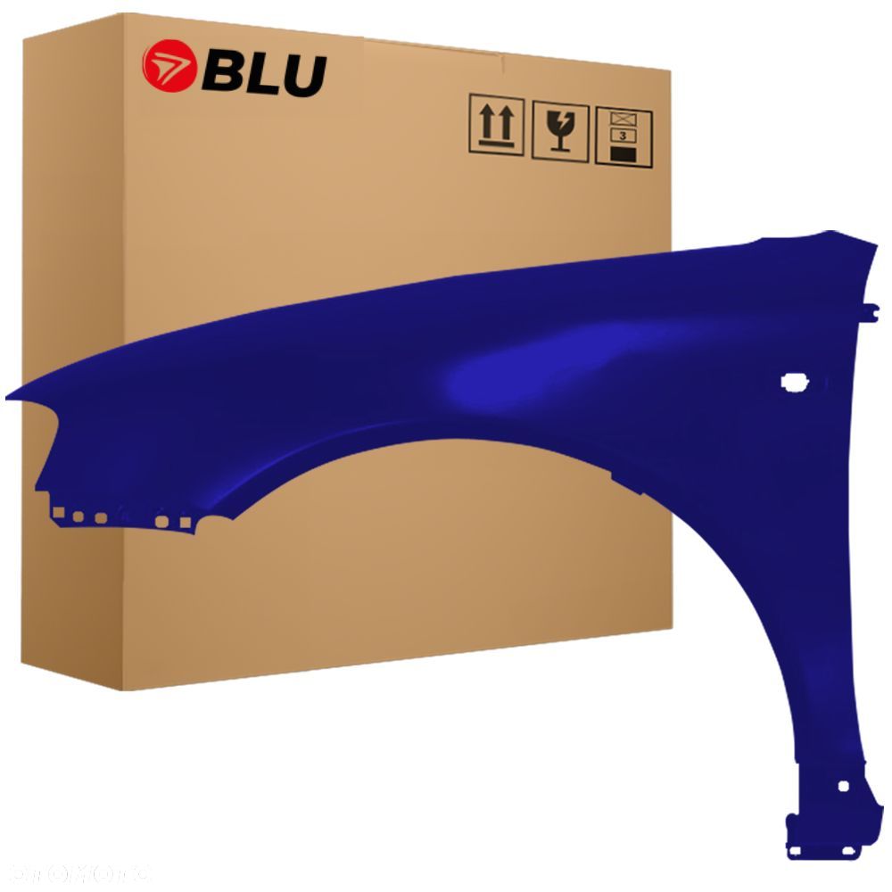 BLU Błotnik AUDI A3 8L LIFT LY5K lewy niebieski 2000-2003 przód BrilliantBlau - 1