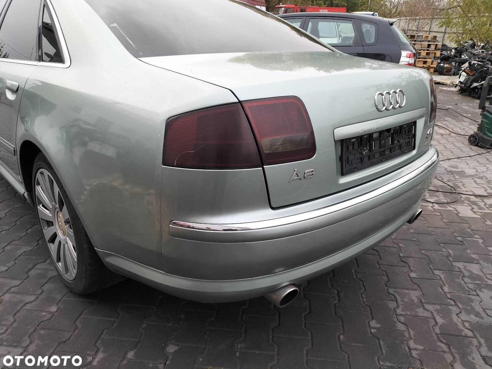 KOMPLETNY TYŁ KLAPA BAGAŻNIKA ZDERZAK TYŁ LAMPY AUDI A8 D3 LX6Z - 3