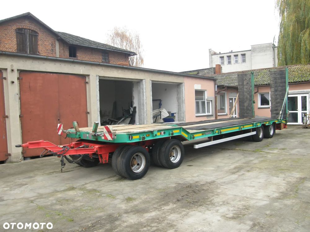 Goldhofer TU4 2010 długa 4 osiowa przyczepa niskopodwoziowa z Niemiec - 16