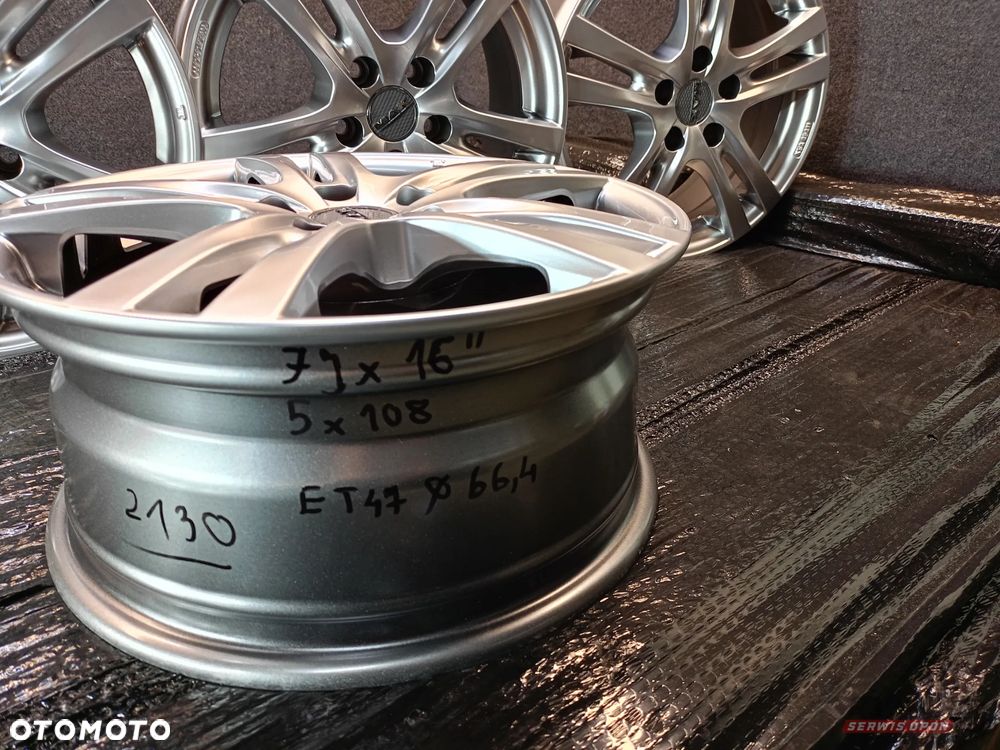 ŚLĄSK NOWE ALUFELGI 7X16" 5x108 ET47 MAK FORD VOLVO RENAULT PEUGEOT KPL - 6