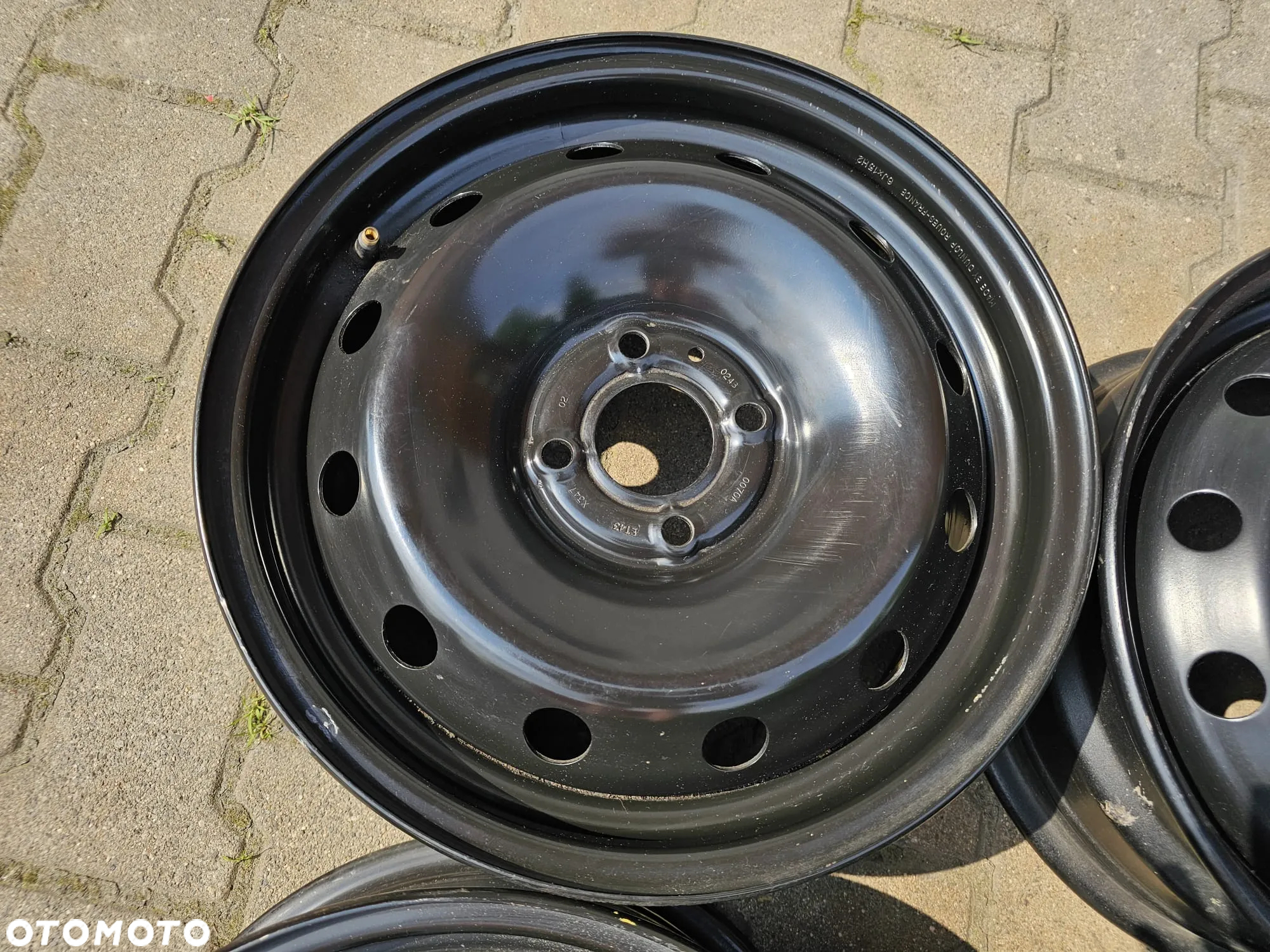 (S38) Felgi stalowe 15'' Renault Clio II III Thalia Modus Megane Scenic / 6Jx15 ET43 4x100 - 2