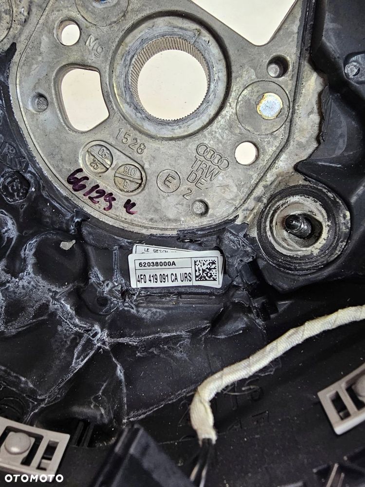 KIEROWNICA SKÓRA S-LINE ŁOPATKI AUDI A6 C6 Q7 4L 4F0419091CA URS *2* - 10