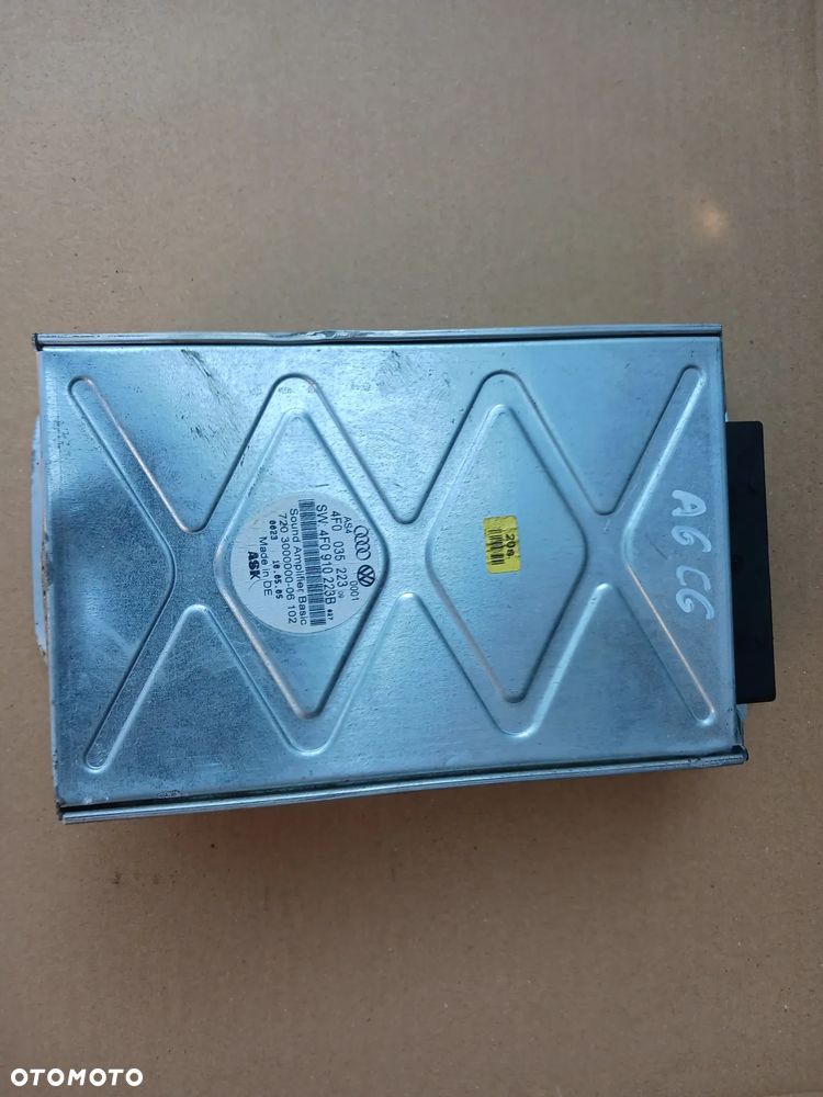 Wzmacniacz AUDI A6 C6 radio audio fabryczny 4F0035223 4F0910223B - 1