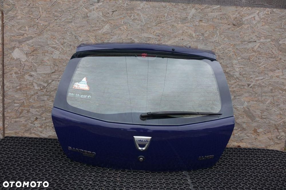 KLAPA TYŁ POKRYWA BAGAŻNIKA KPL DACIA SANDERO 2322323 - 2