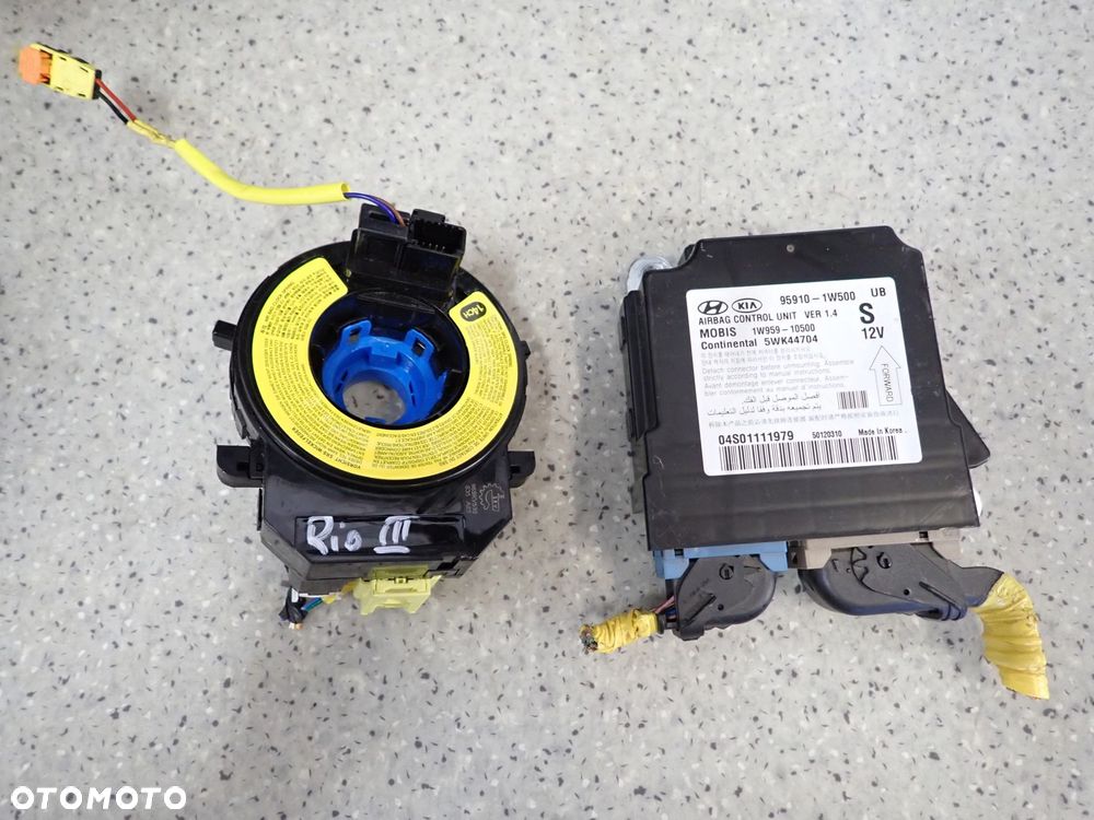 KIA RIO III HB 11-17 PODUSZKI POWIETRZNE ZESTAW SRS DESKA ROZDZIELCZA - 7
