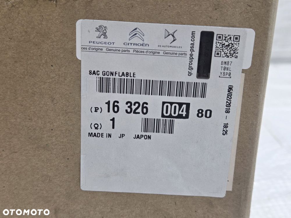 PODUSZKA PASAŻERA PEUGEOT ION 1632600480 7030A887 NOWA ORYGINAŁ - 11